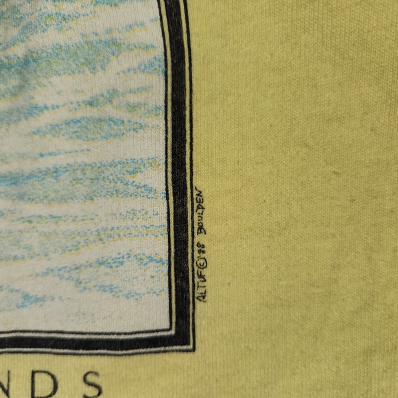 Vintage 80s T-shirt Life's a Beach Single Stitch Fruit Tag Size Large - Picture 5 of 8